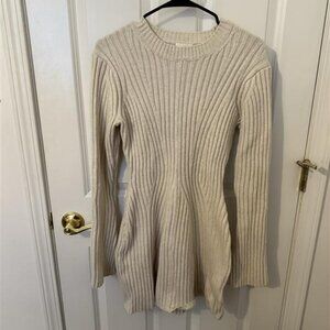 Cream Sweater Dress